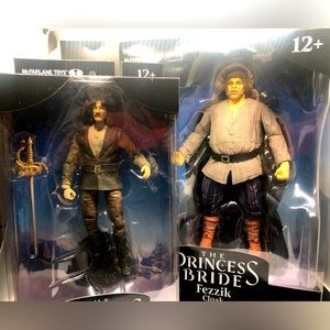 Mc Farlane Inigo Montoya and Fezzik Cloak Figures MIP
